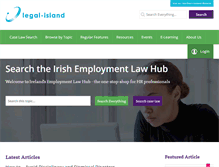 Tablet Screenshot of legal-island.ie
